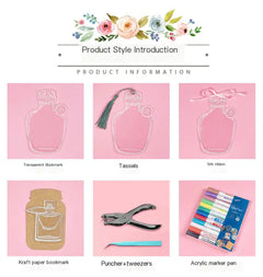 DIY Dried Flower Bookmark Kit