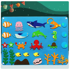 Kids' 3D DIY Felt Activity Set – Early Learning Game