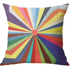 Nordic Classic Geometric Letter Cushion Cover (Linen)