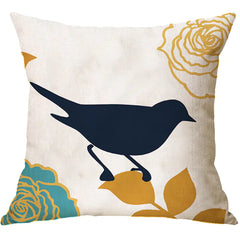 Nordic Classic Geometric Letter Cushion Cover (Linen)
